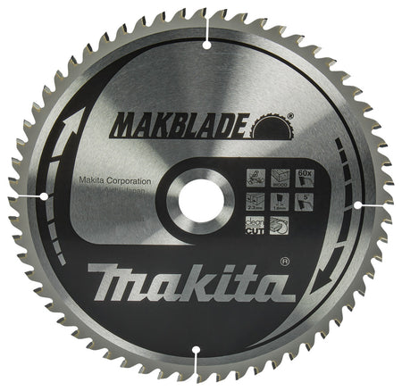 Makita Afkortzaagblad Hout Makblade 260x30x2,3mm-836106