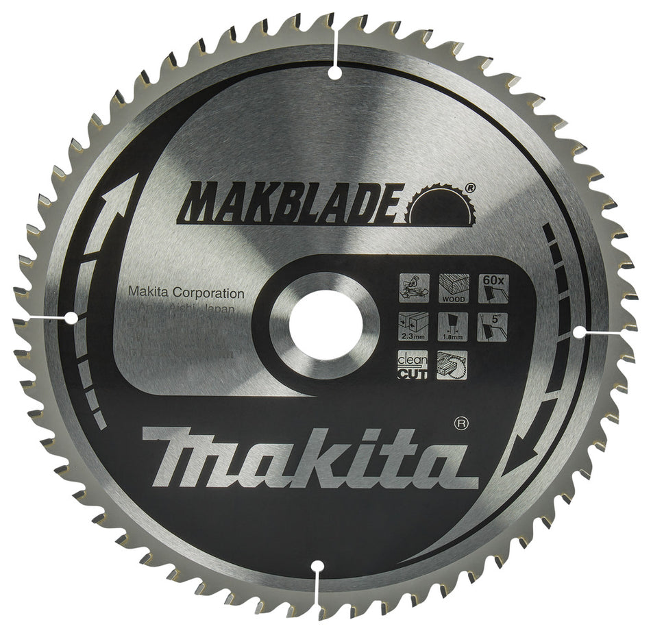 Makita Afkortzaagblad Hout Makblade 260x30x2,3mm-836106