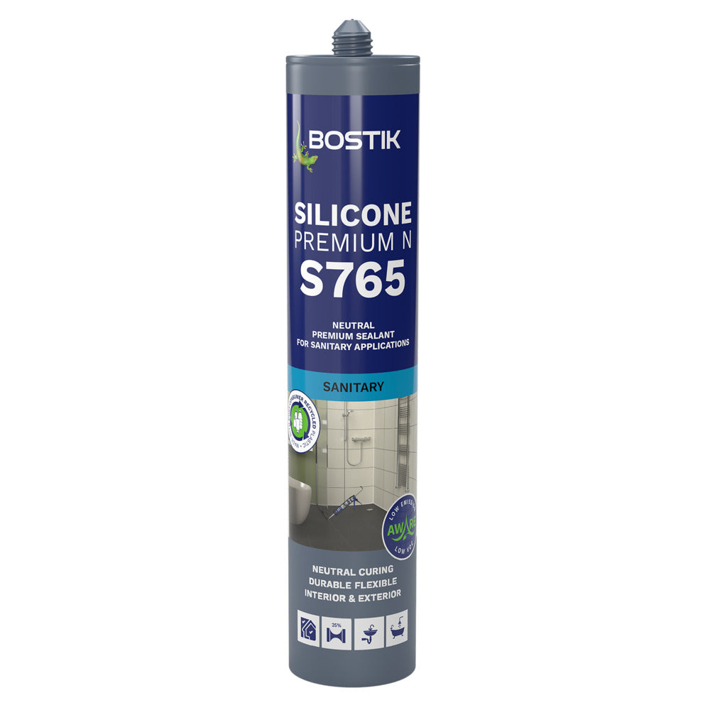Bostik S765 Premium N Siliconenkit Zilvergrijs 310ml-847611