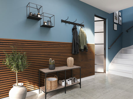 Decowall Acoustic Walnoot 30x260cm 2st 70% PEFC-847640