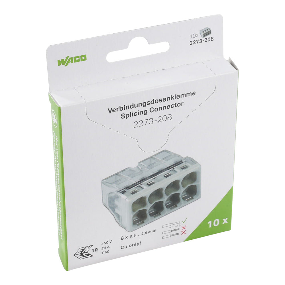 Wago Lasklem 8-voudig compact 10st-848059