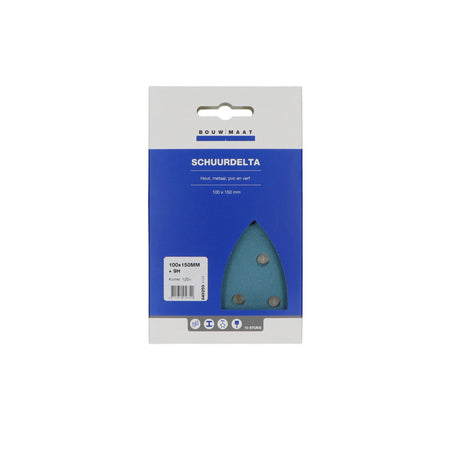 Bouwmaat Schuurdelta 9 Gaten Klittenband 100x150mm-849259