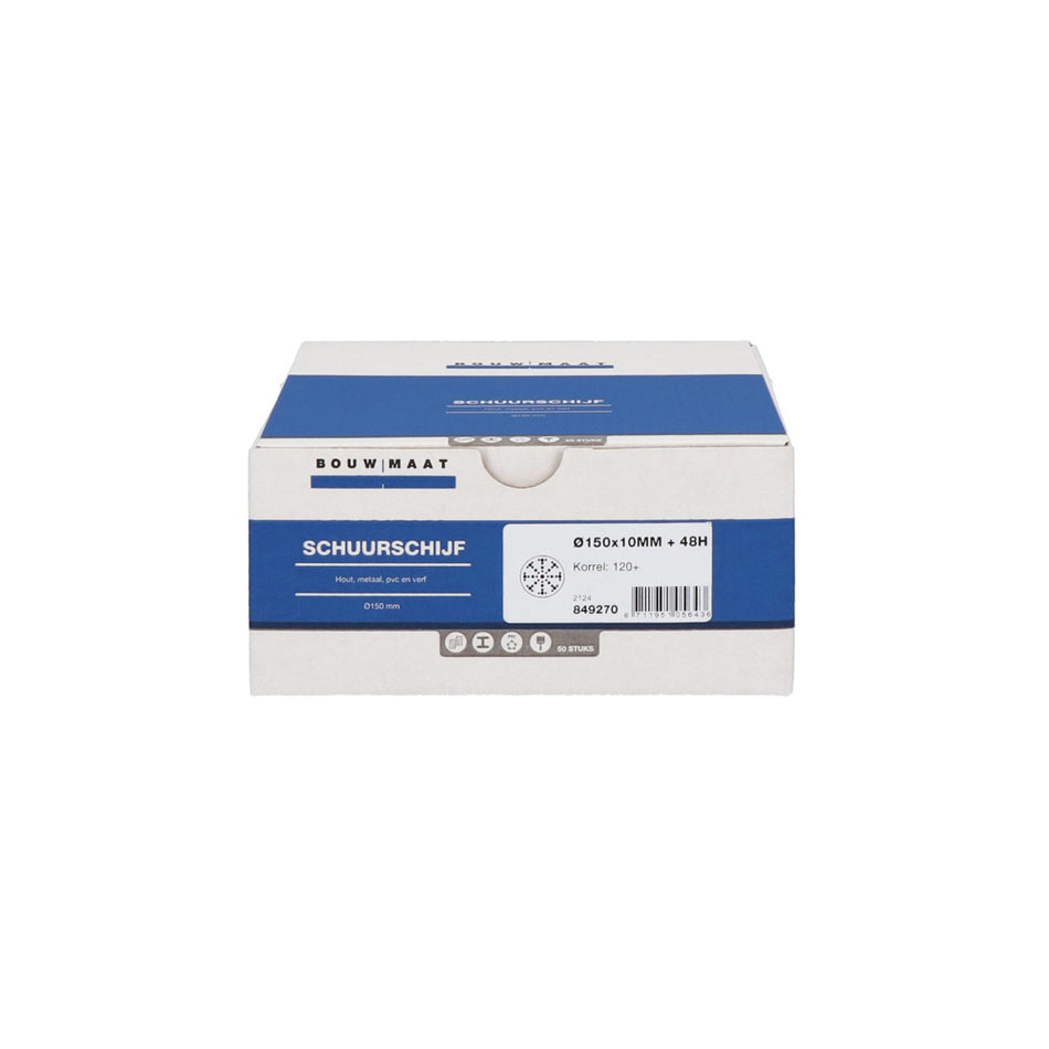 Bouwmaat Schuurschijf 49 Gaten Klittenband Ø150mm-849270