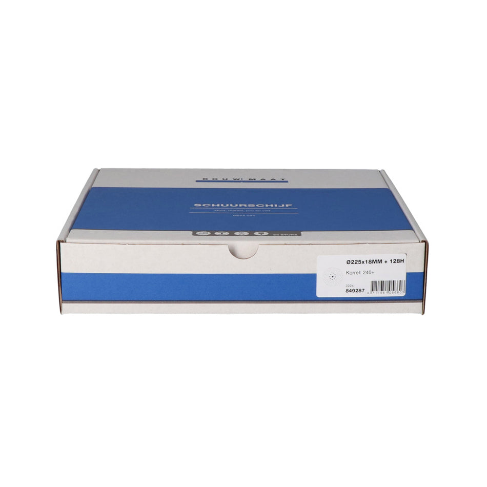 Bouwmaat Schuurschijf 128 Gaten Klittenband Ø225mm-849287