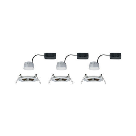 Paulmann Inbouwspot Nova Coin Rond 3-stap Dimbaar Vast 3st-855910