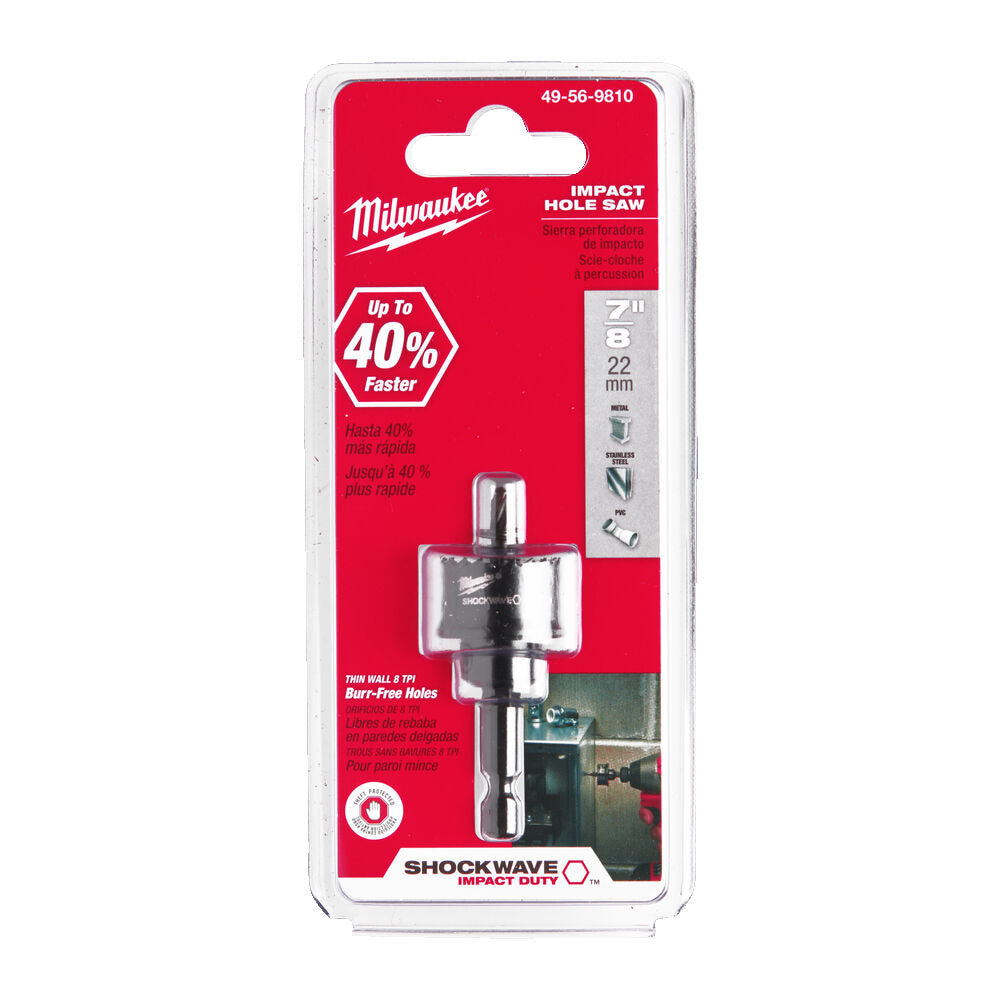 Milwaukee Shockwave Impact Gatzagen 22mm-855988