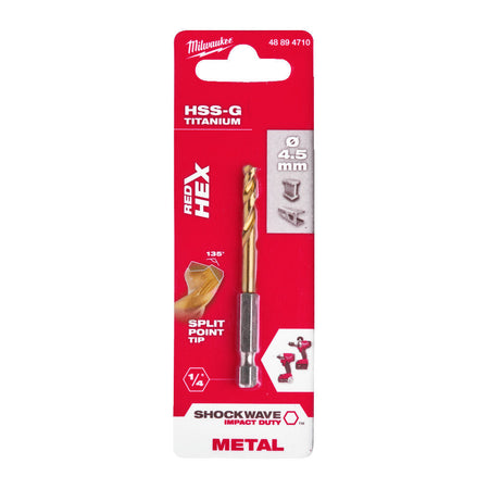 Milwaukee Shockwave Red Hex Metaalboren-855998
