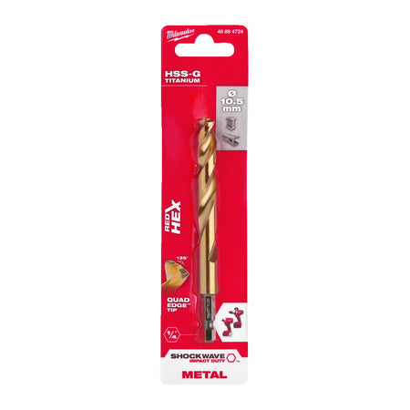 Milwaukee Shockwave Red Hex Metaalboren-856011
