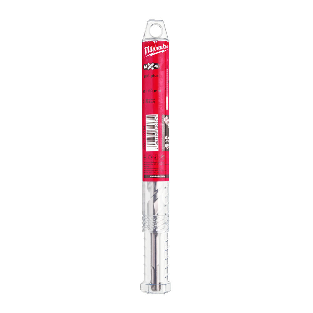 Milwaukee SDS-Plus Boren MX4 4-kanten Snijdend-856037