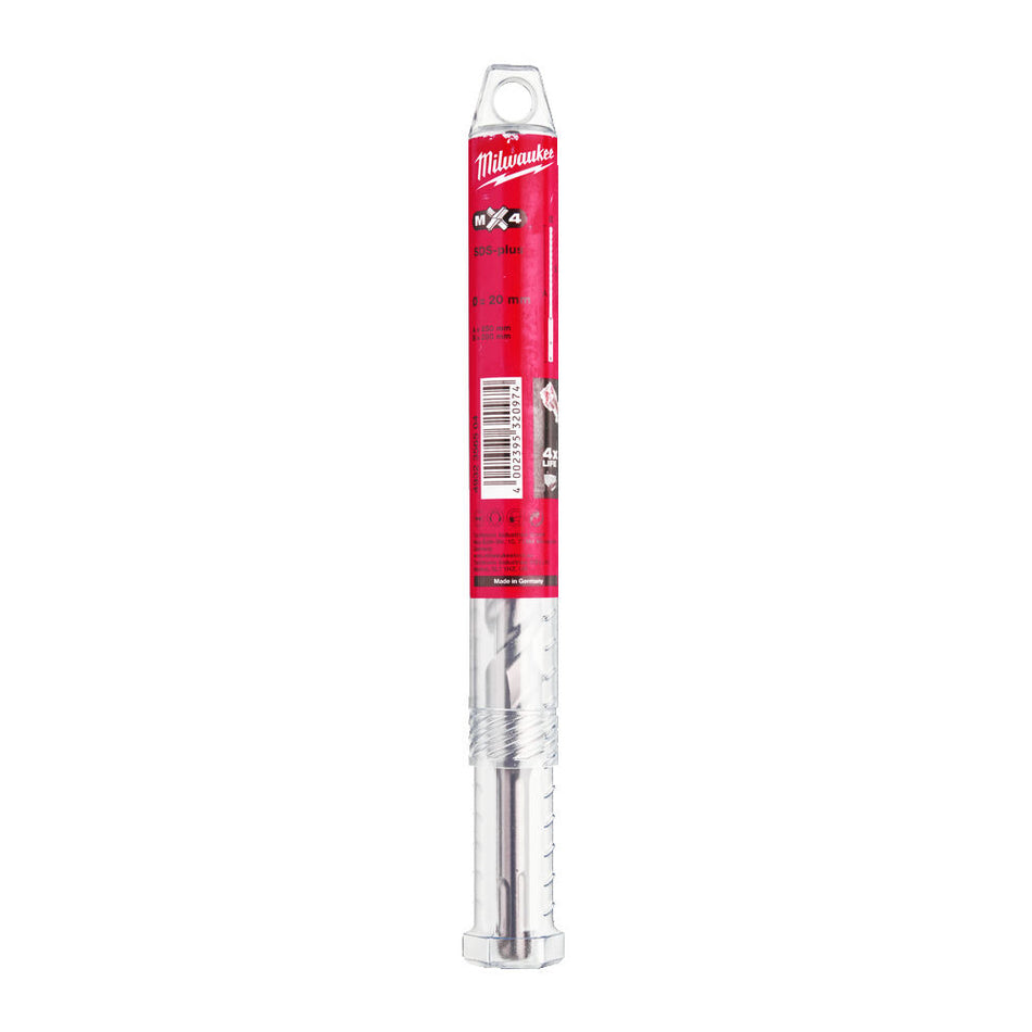 Milwaukee SDS-Plus Boren MX4 4-kanten Snijdend-856037