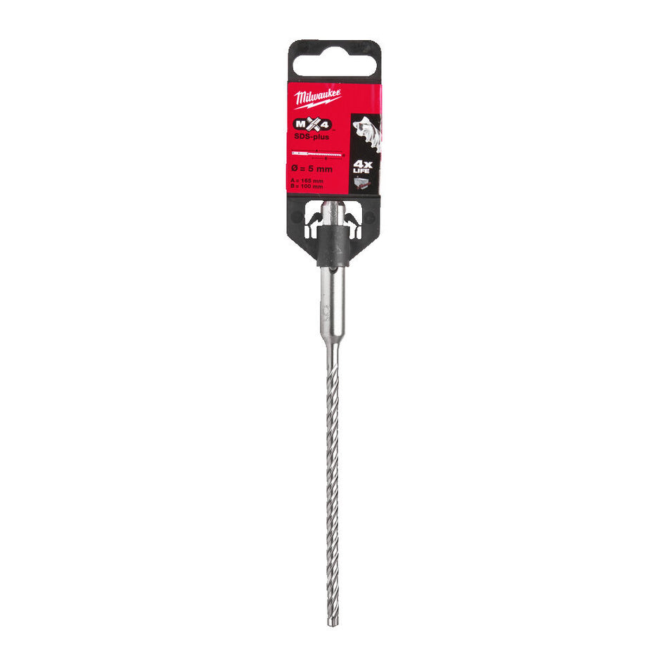 Milwaukee SDS-Plus Boren MX4 4-kanten Snijdend-856057