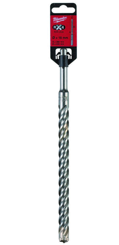Milwaukee SDS-Plus Boren MX4 4-kanten Snijdend-856060