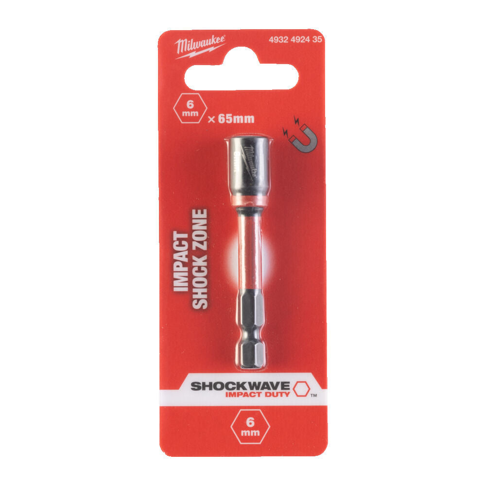Milwaukee Shockwave Magnetische Slagdop 6x65mm-856122