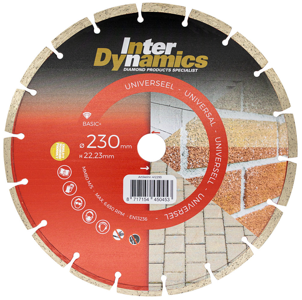 InterDynamics Diamantzaag Universeel Basic+ 230mm-856407