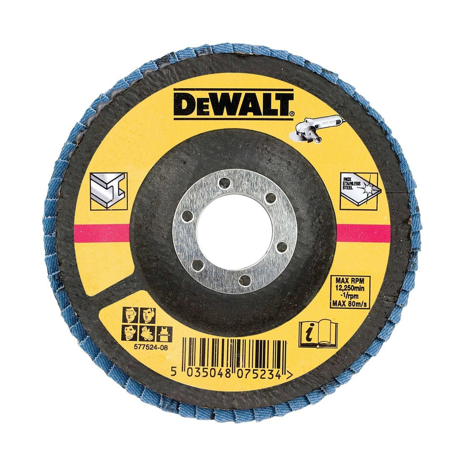 DeWALT Lamellenschijf Gebogen K80 125mm-856414