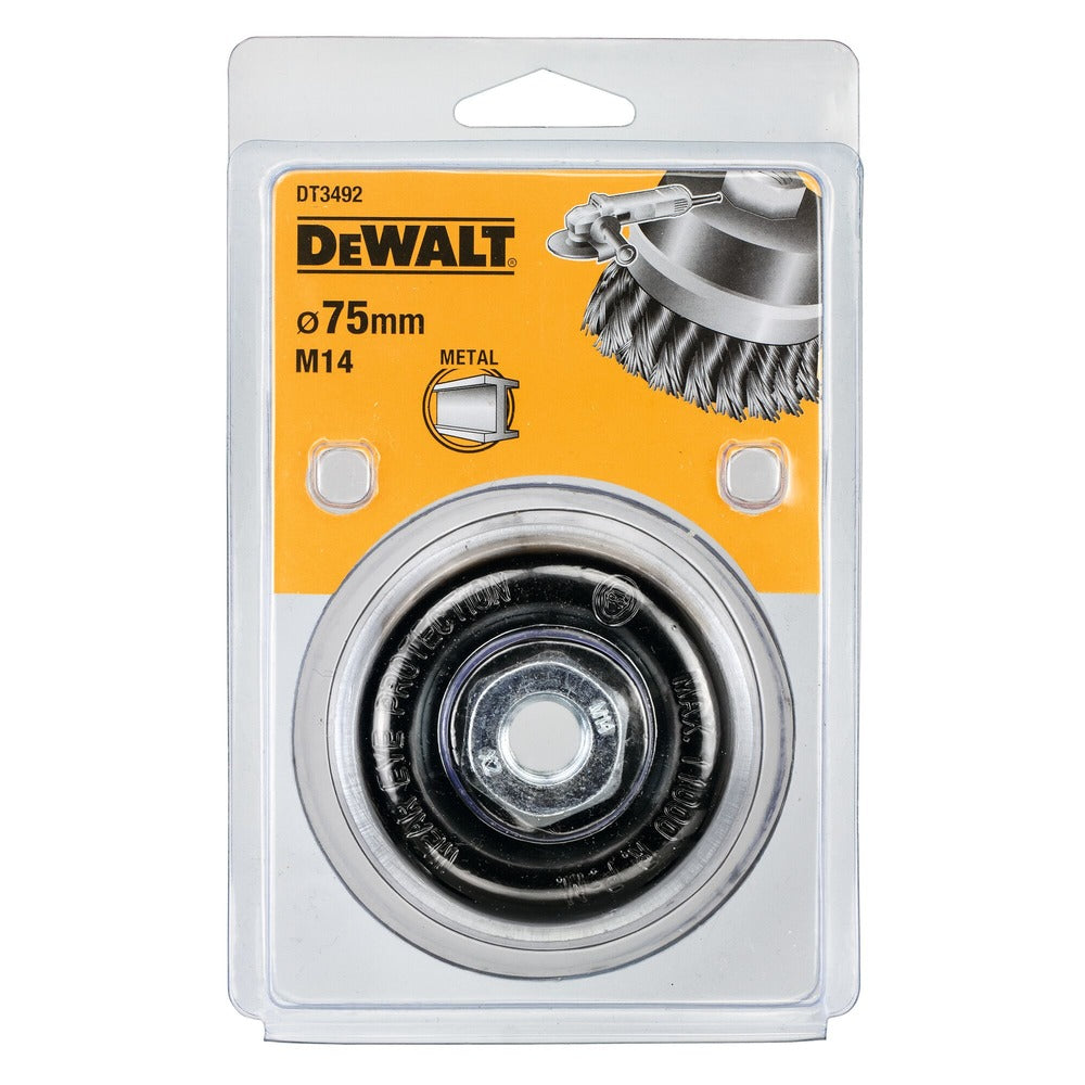 DeWALT Komborstel Getordeerd Slijper M14 75x22mm-856418
