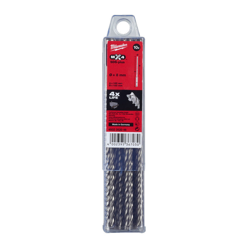 Milwaukee SDS-Plus Hamerboor RX4 160mm-857511