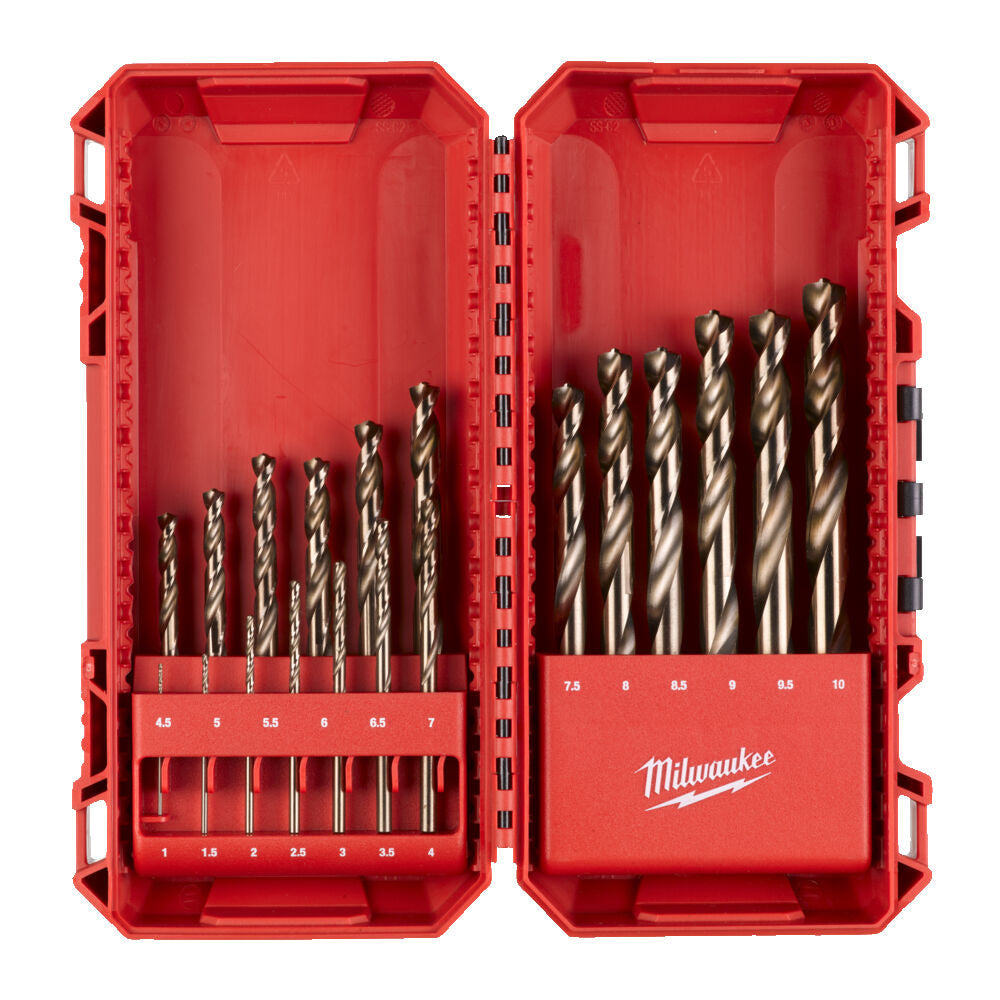 Milwaukee HSS Red Cobalt Metaalborenset 19-delig-857529