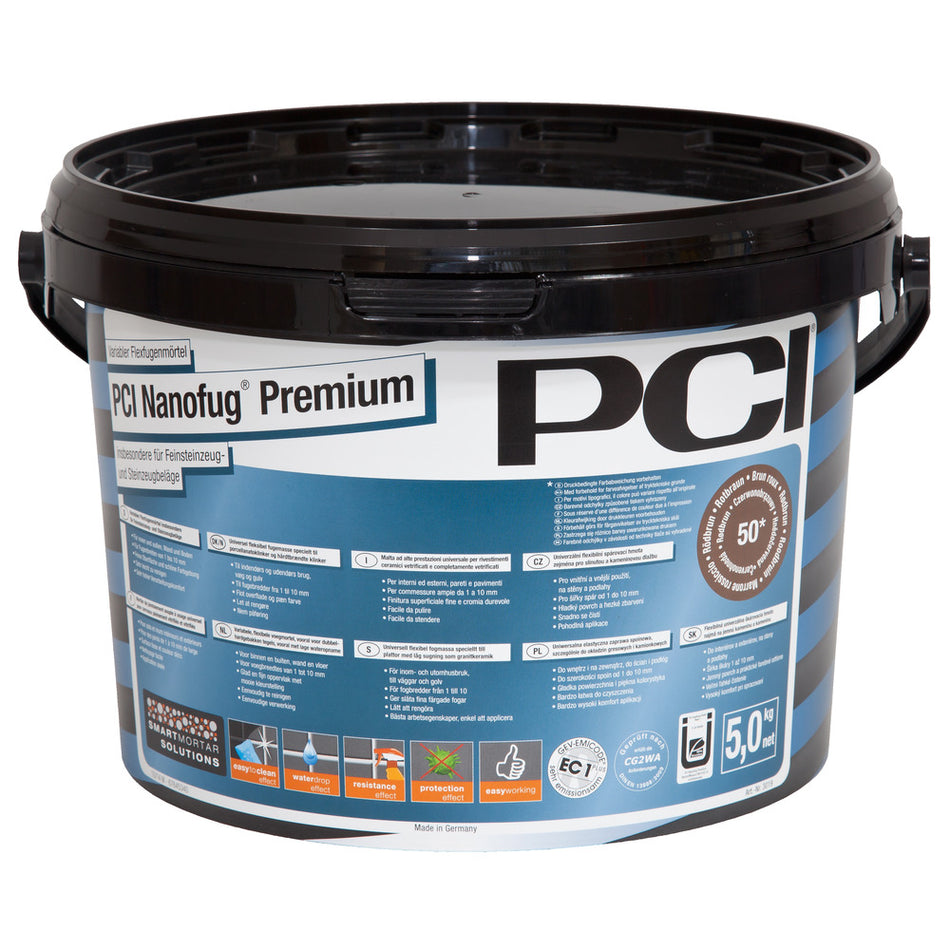 PCI Nanofug Premium Voegmortel Notenbruin Flexibel 5kg-860211