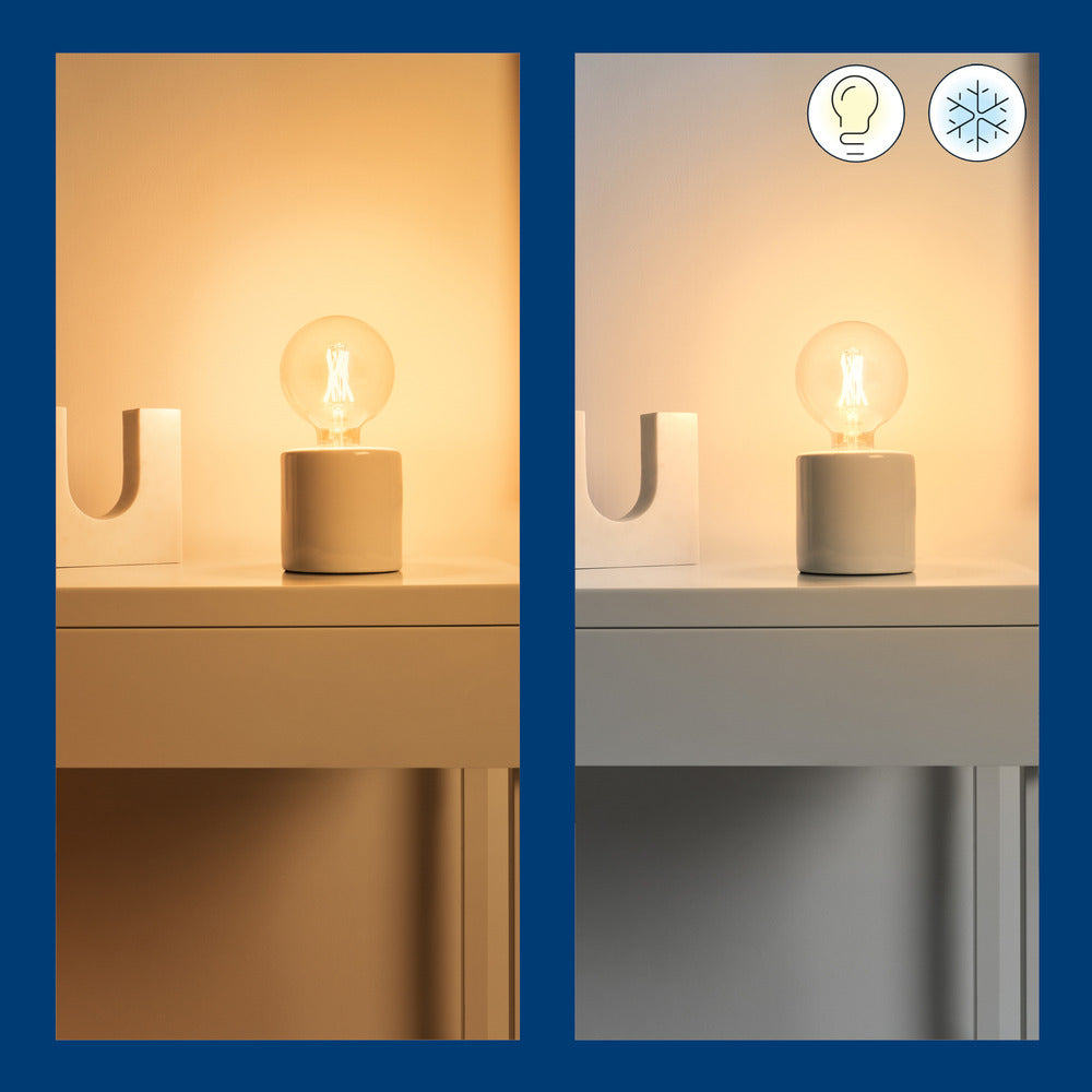 WiZ Slimme LED-Lamp E27 50W Globe Filament Warm Tot Koelwit Licht Goud-864099