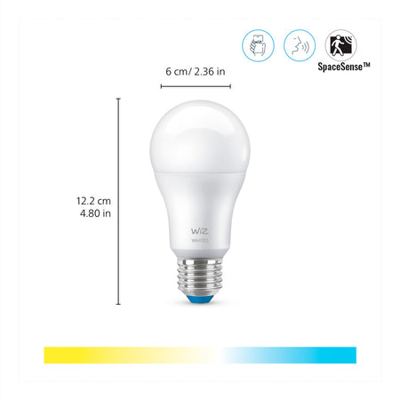WiZ Slimme LED-Lamp E27 60W Lamp Warm tot Koelwit Licht Mat-864100