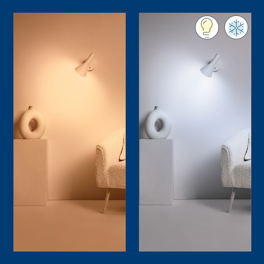 WiZ Slimme LED-Lamp E14 40W Kaarslamp Wit Licht Mat-864101