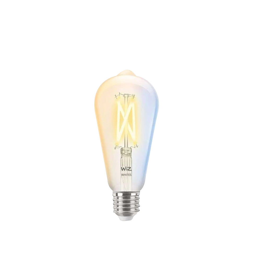 WiZ Slimme LED-Lamp E27 60W Filament ST64 Warm tot Koelwit Licht Transparant-864106