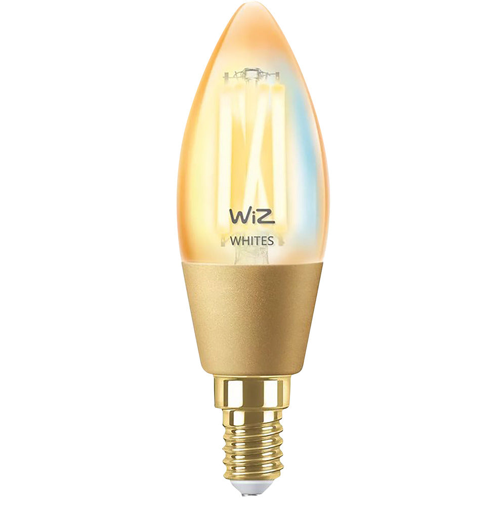 WiZ Slimme LED-Lamp E27 25W Filament C35 Warm tot Koelwit Licht Goud-864110