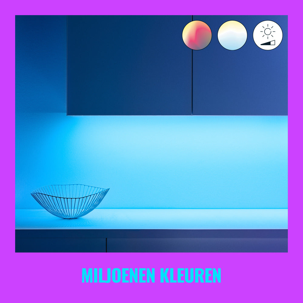 WiZ Slimme LED-Strip Starterset Gekleurd en Wit Licht-864111