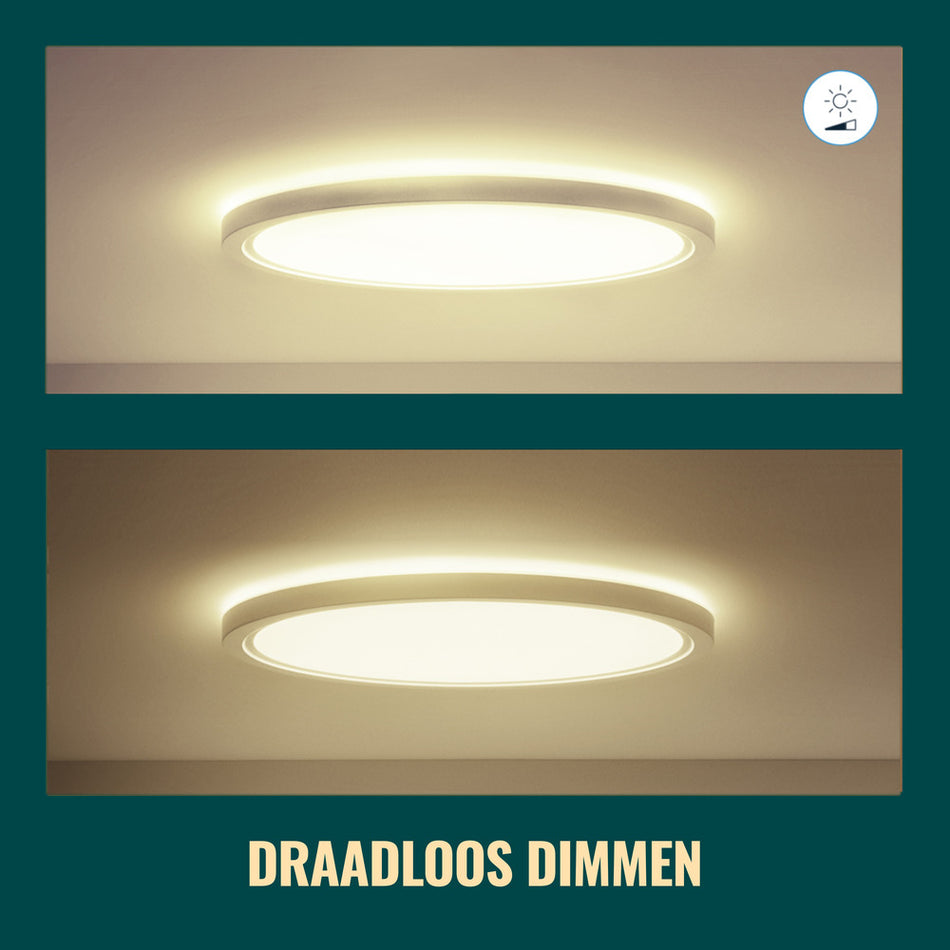 WiZ Superslim LED-Plafondlamp 14W Warm tot Koelwit Licht Wit-864115