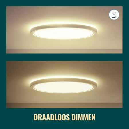 WiZ Slimme LED-Plafondlamp 17W Warmwit Licht Adria Wit-864117