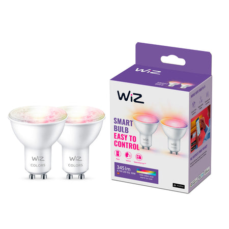 WiZ Slimme LED-Spot GU10 50W Wit Licht Mat 2st-864119