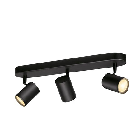 WiZ Slimme LED-Opbouwspot Draaibaar 5W Warm tot Koelwit Licht Imageo Zwart 3st-864125