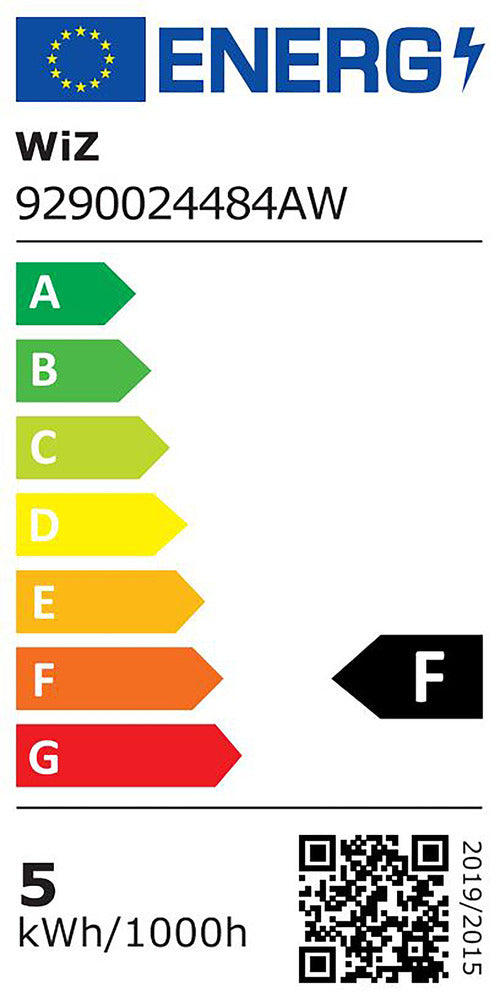 WiZ Slimme LED-Opbouwspot Draaibaar 5W Gekleurd en Wit Licht Imageo Zwart-864128
