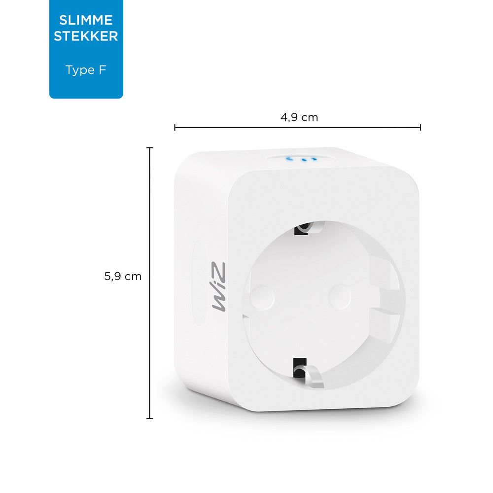 WiZ Slimme Stekker met Powermeter Stekkertype F-864131