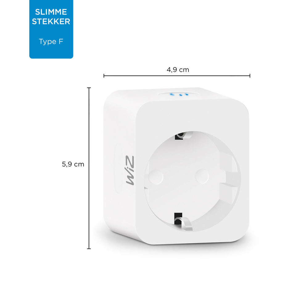 WiZ Slimme Stekker met Powermeter Stekkertype F-864131