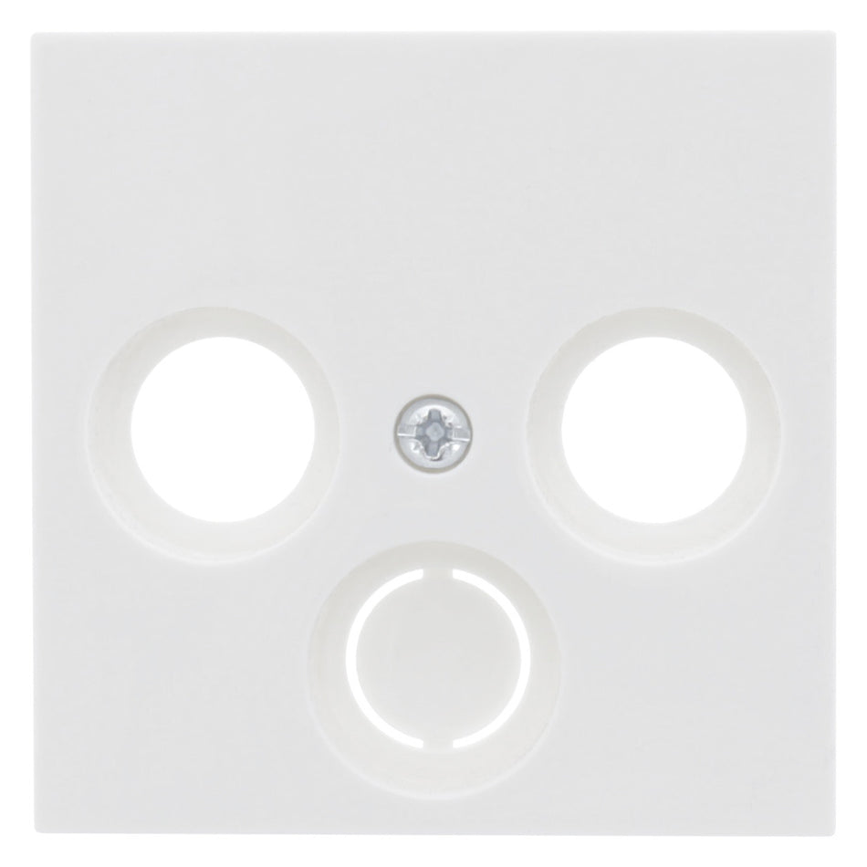 Gira System 55 Inbouw Centraalplaat Radio/TV Polarwit-866136