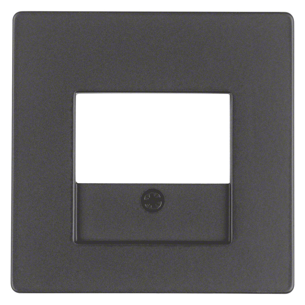 Berker Q1 Afdekplaat TAE/UAE/USB Antraciet-866143