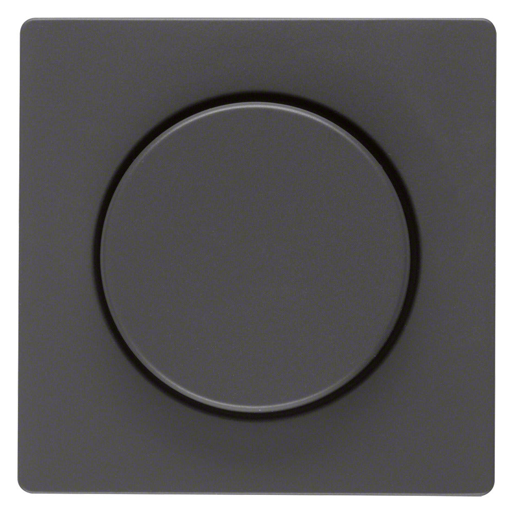 Berker Q1 Inbouw Centraalplaat Knop Dimmer Antraciet-866144