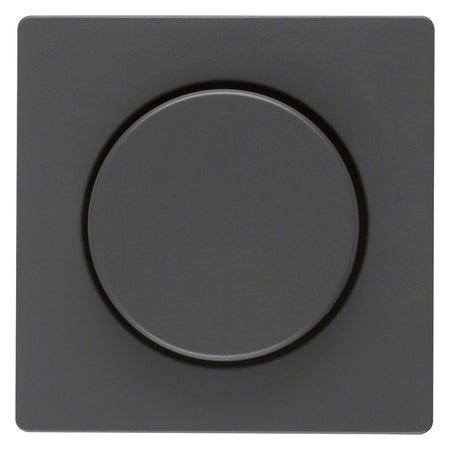 Berker Q1 Inbouw Centraalplaat Knop Dimmer Antraciet-866144