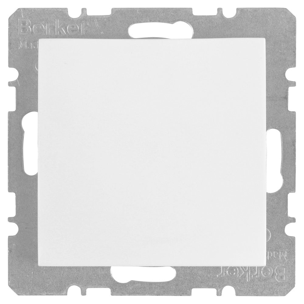 Berker S1 Inbouw Blindplaat Polarwit-866159