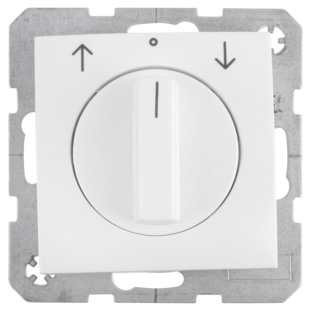 Berker S1 Inbouw Schakelaar Jaloezie Polarwit-866162