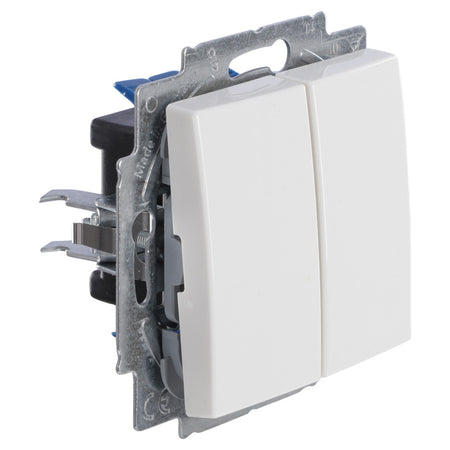 Busch-Jaeger Balance Schakelaar Inbouw Wissel/Wissel Polarwit-866174