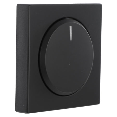Busch-Jaeger Future Line Centraalplaat Knop Dimmer Zwart-866187