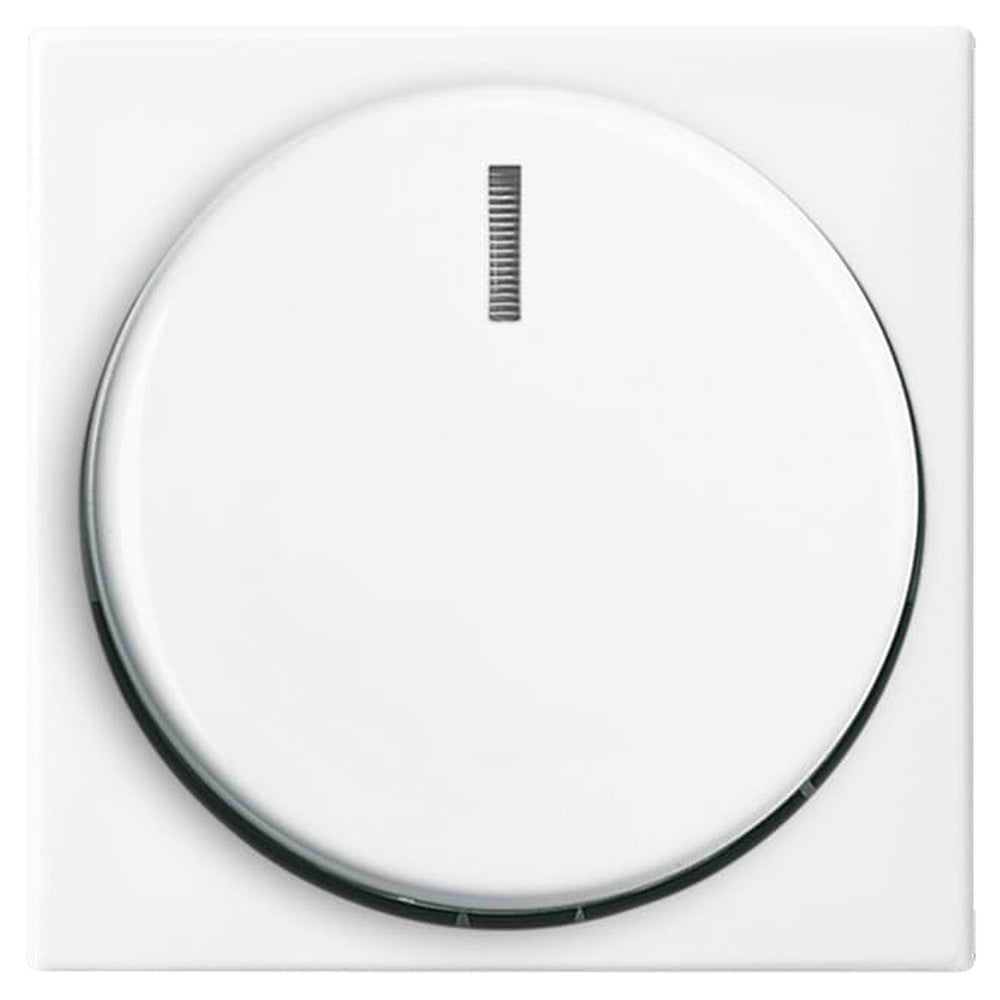 Busch-Jaeger Balance Inbouw Centraalplaat Knop Dimmer Polarwit-866191