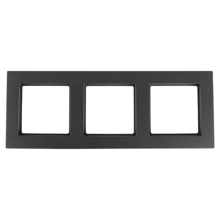 Jung A550 Afdekraam 3-Voudig Mat Zwart-866241