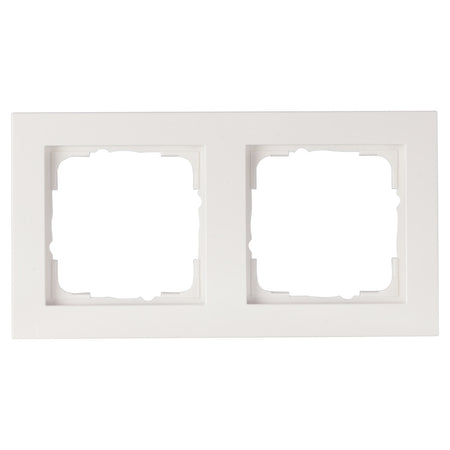 Gira E2 Afdekraam 2-Voudig Polarwit-866255