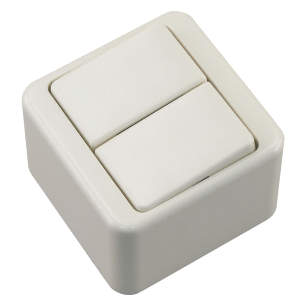 Berker Opbouw Wisselschakelaar Wissel/Wissel Polarwit-867467