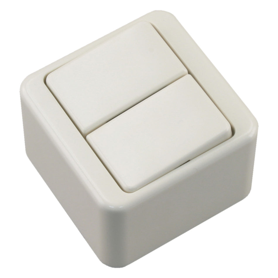 Berker Opbouw Wisselschakelaar Wissel/Wissel Polarwit-867467