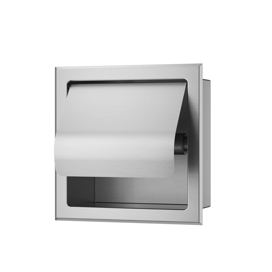 Dive Toiletrolhouder met Klep Inbouw RVS-867555